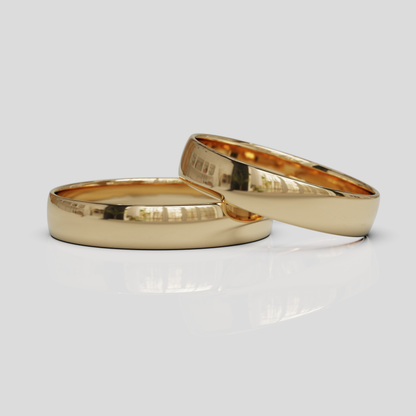 Argollas Media Caña 4mm