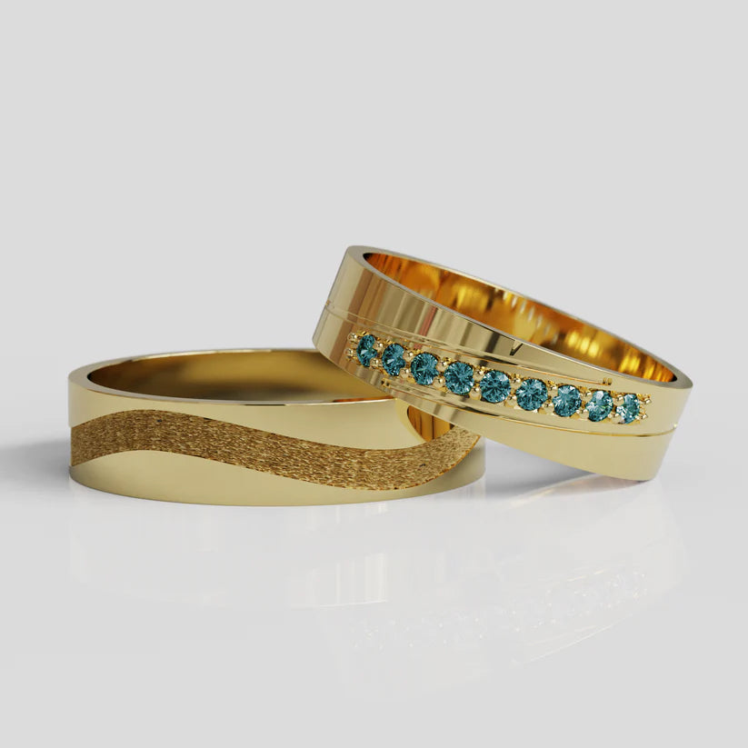 Argollas de Matrimonio Amoruccio Oro 18k