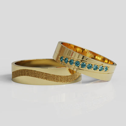 Argollas de Matrimonio Amoruccio Oro 18k