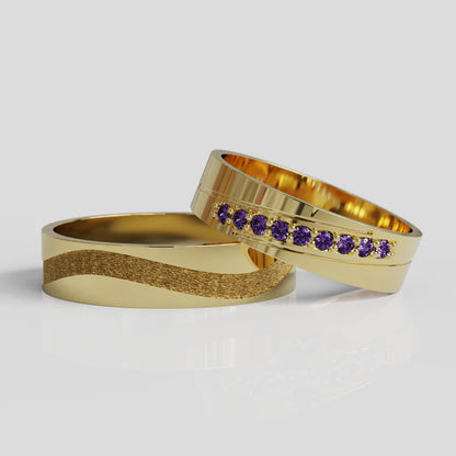Argollas de Matrimonio Amoruccio Oro 18k