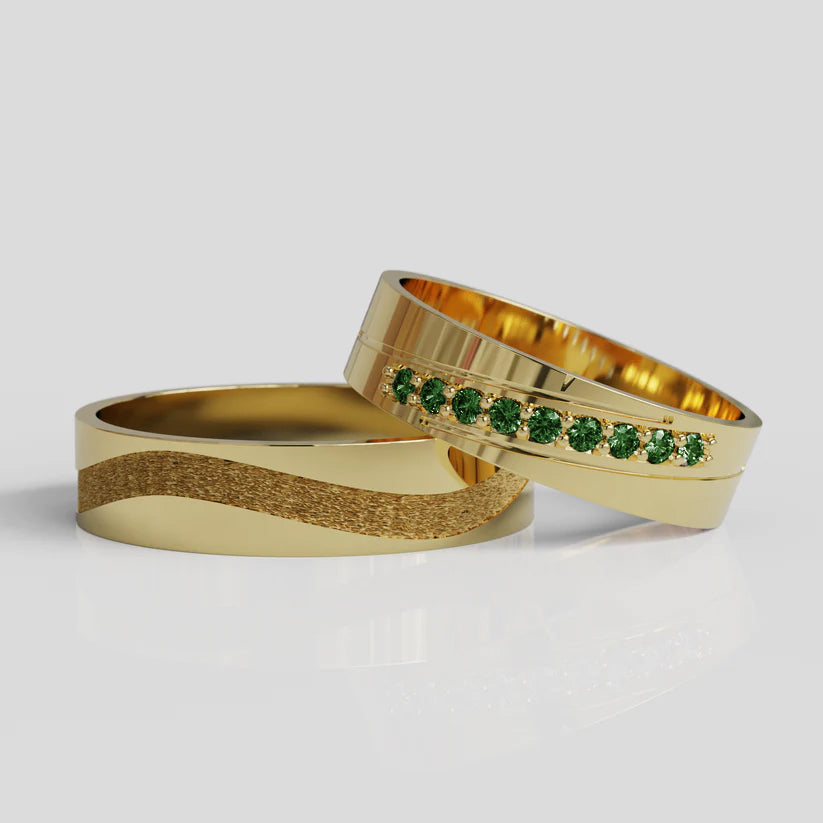 Argollas de Matrimonio Amoruccio Oro 18k