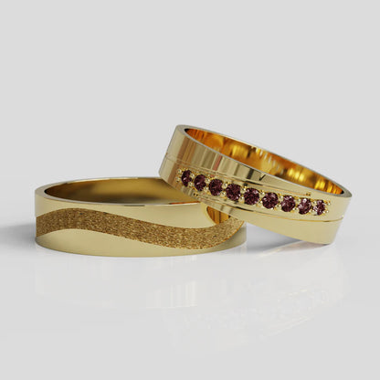 Argollas de Matrimonio Amoruccio Oro 18k
