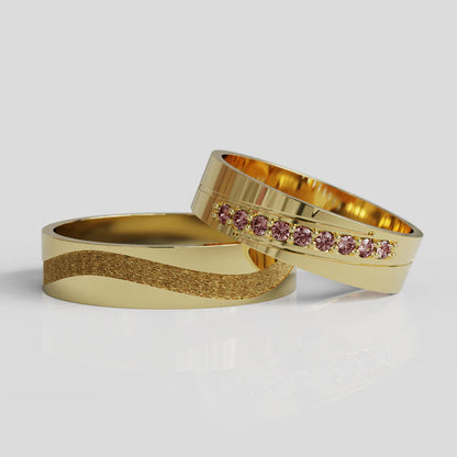 Argollas de Matrimonio Amoruccio Oro 18k