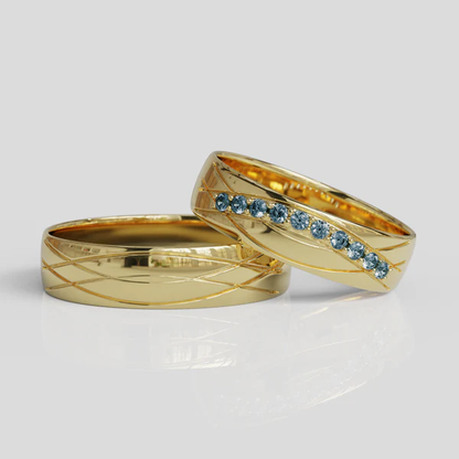 Argollas de Matrimonio Oro 18k Armour