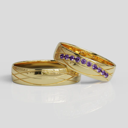 Argollas de Matrimonio Oro 18k Armour