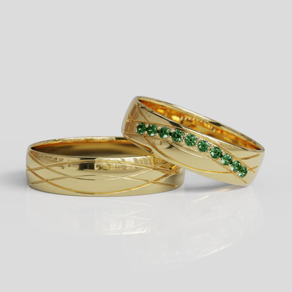 Argollas de Matrimonio Oro 18k Armour