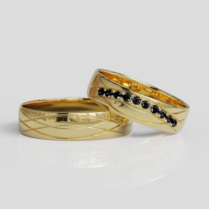 Argollas de Matrimonio Oro 18k Armour