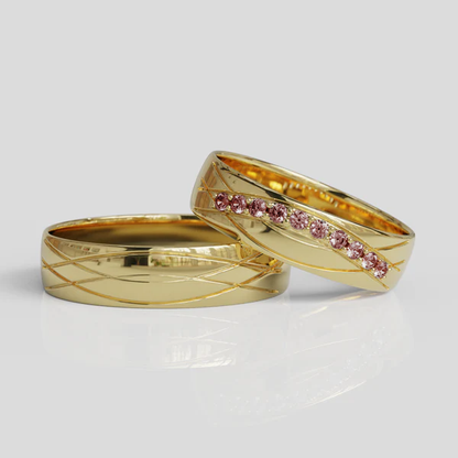 Argollas de Matrimonio Oro 18k Armour