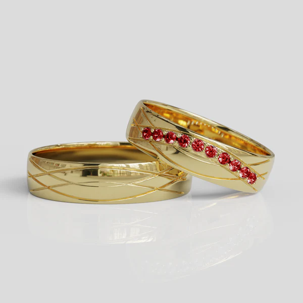 Argollas de Matrimonio Oro 18k Armour