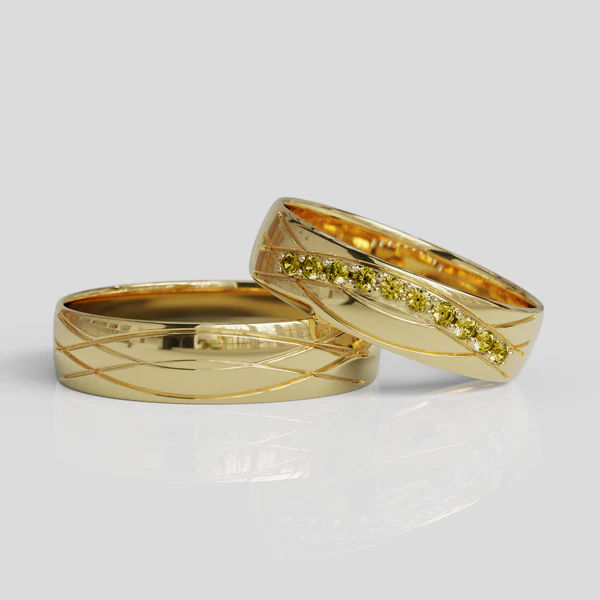 Argollas de Matrimonio Oro 18k Armour