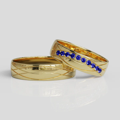 Argollas de Matrimonio Oro 18k Armour