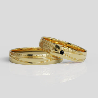 Argollas de Matrimonio Chiara 4mm Oro 18k