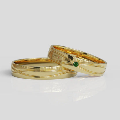 Argollas de Matrimonio Chiara 4mm Oro 18k