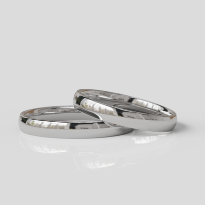 Argollas Inglesas Confort 3mm