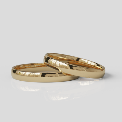 Argollas Inglesas Confort 3mm