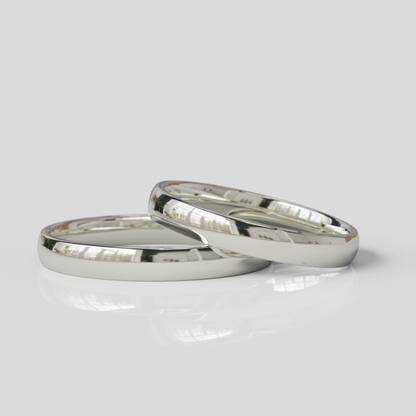 Argollas Inglesas Confort 3mm