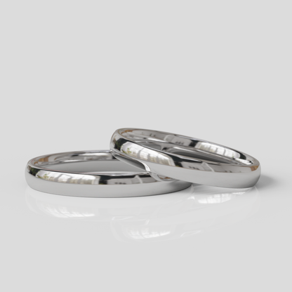 Argollas Inglesas Confort 3mm