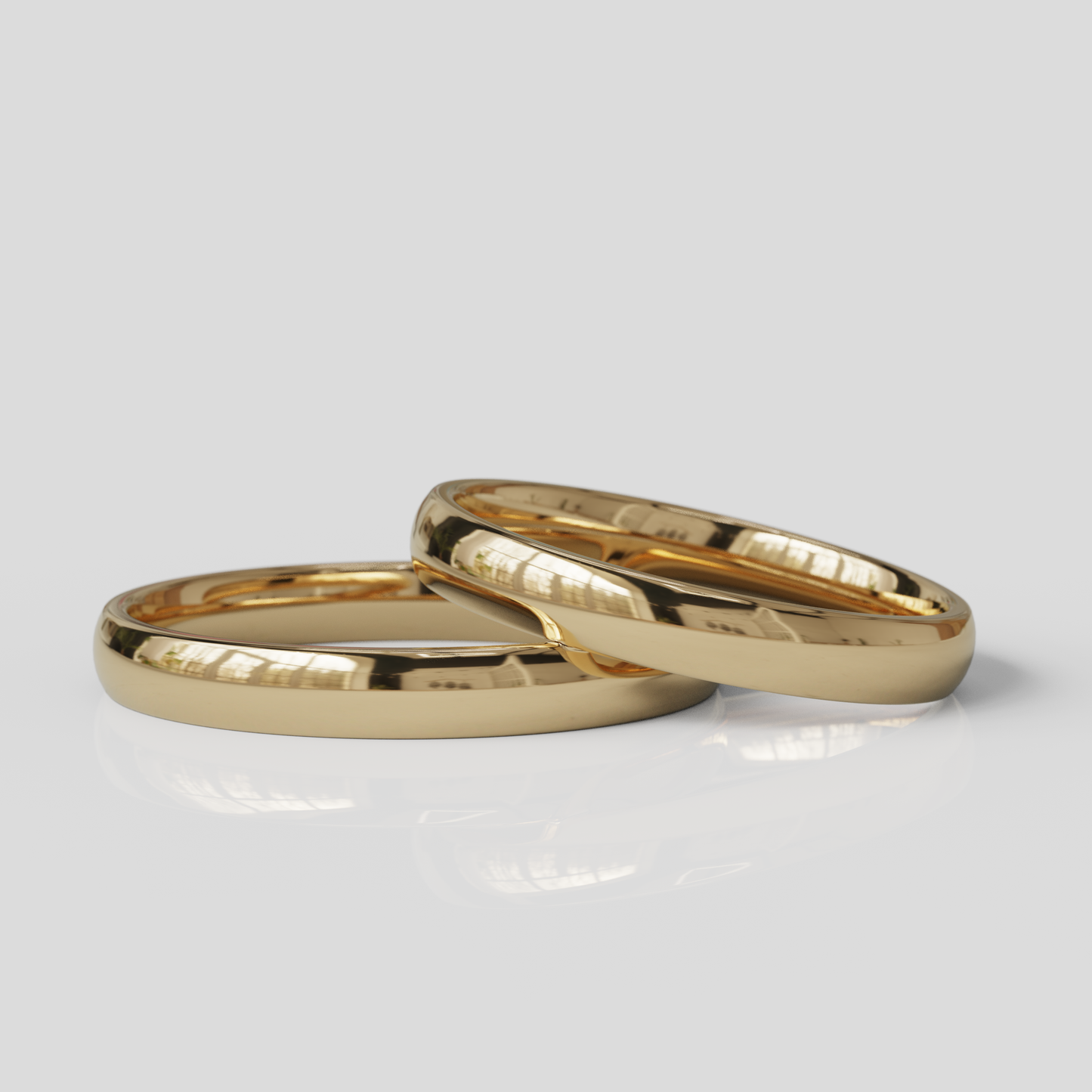 Argollas Inglesas Confort 3mm