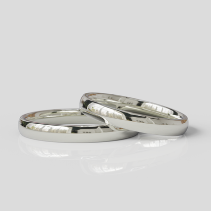 Argollas Inglesas Confort 3mm