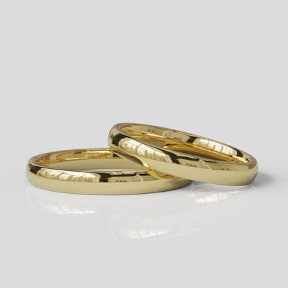 Argollas Inglesas Confort 3mm