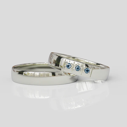 Argollas de Matrimonio Plata 950 Eternia