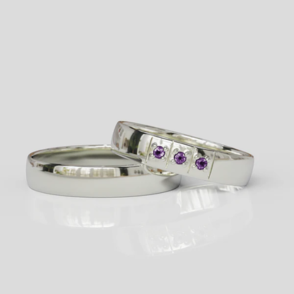 Argollas de Matrimonio Plata 950 Eternia