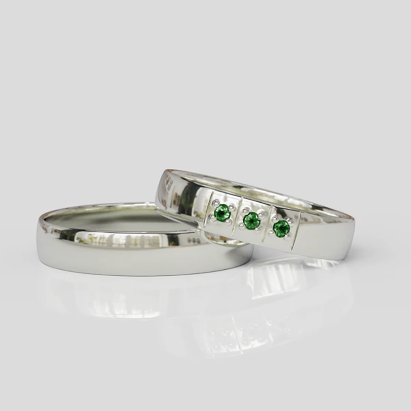 Argollas de Matrimonio Plata 950 Eternia