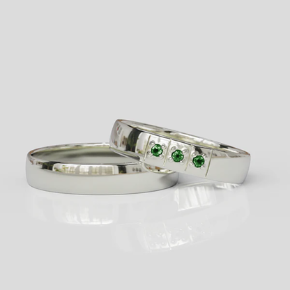 Argollas de Matrimonio Plata 950 Eternia