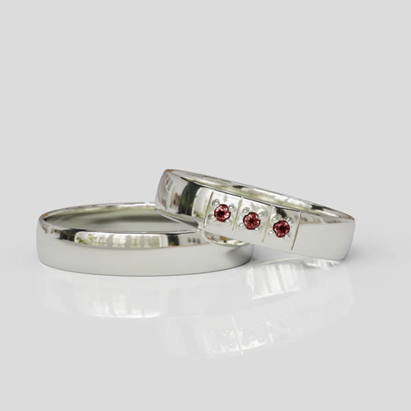 Argollas de Matrimonio Plata 950 Eternia