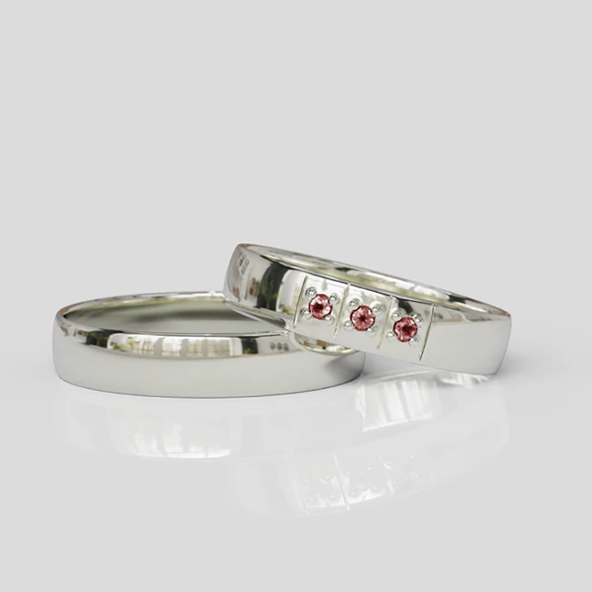 Argollas de Matrimonio Plata 950 Eternia