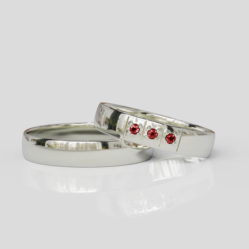Argollas de Matrimonio Plata 950 Eternia