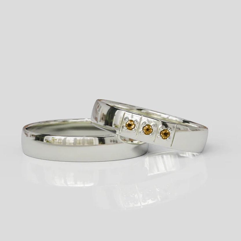 Argollas de Matrimonio Plata 950 Eternia