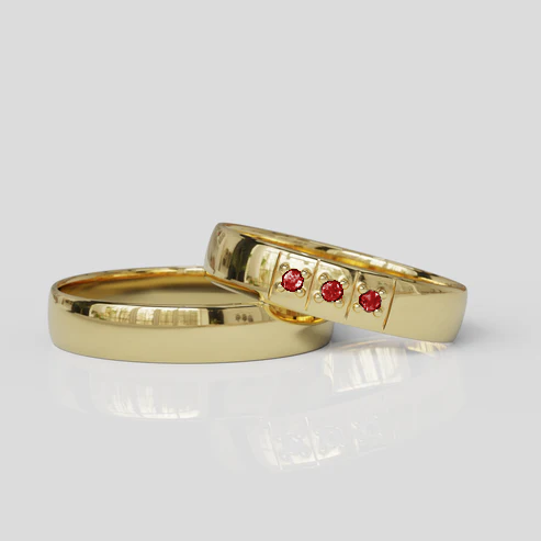 Argollas de Matrimonio Oro 18k Eternia