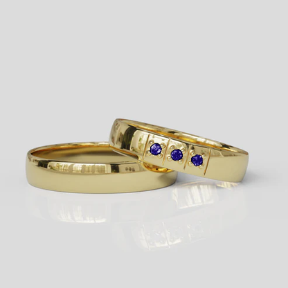 Argollas de Matrimonio Oro 18k Eternia