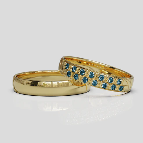 Argollas de Matrimonio Livia Oro 18k