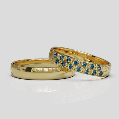 Argollas de Matrimonio Livia Oro 18k