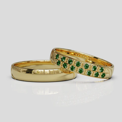 Argollas de Matrimonio Livia Oro 18k