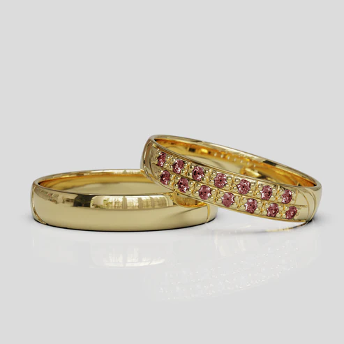 Argollas de Matrimonio Livia Oro 18k