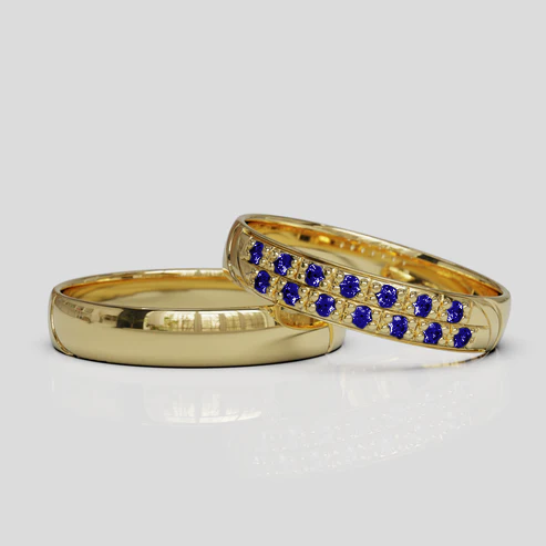 Argollas de Matrimonio Livia Oro 18k