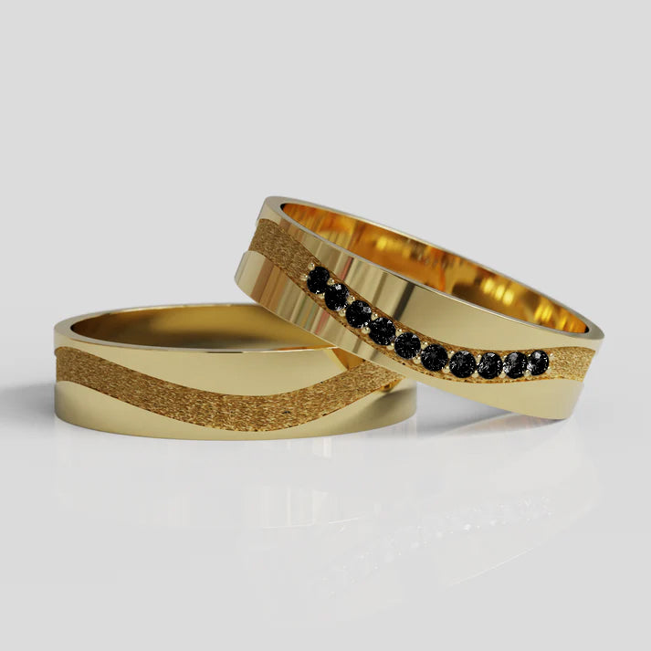 Argollas de Matrimonio Mi Piaci Molto Oro 18k