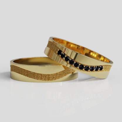 Argollas de Matrimonio Mi Piaci Molto Oro 18k