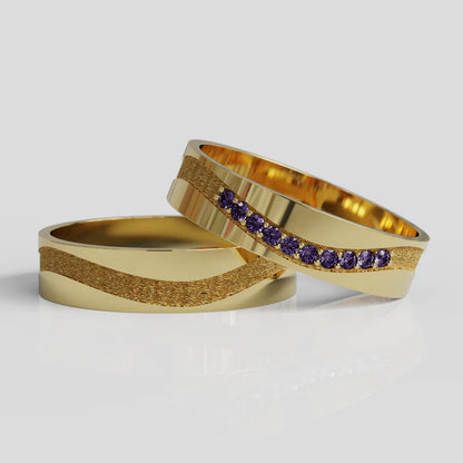 Argollas de Matrimonio Mi Piaci Molto Oro 18k