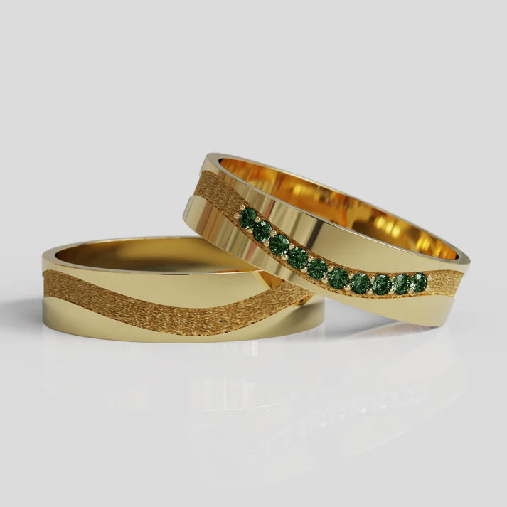 Argollas de Matrimonio Mi Piaci Molto Oro 18k