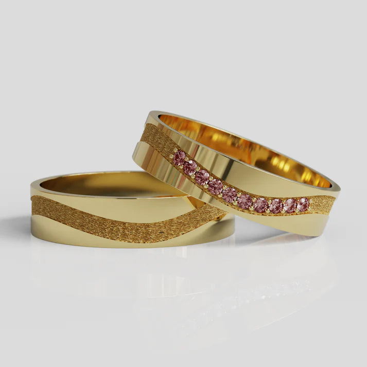 Argollas de Matrimonio Mi Piaci Molto Oro 18k
