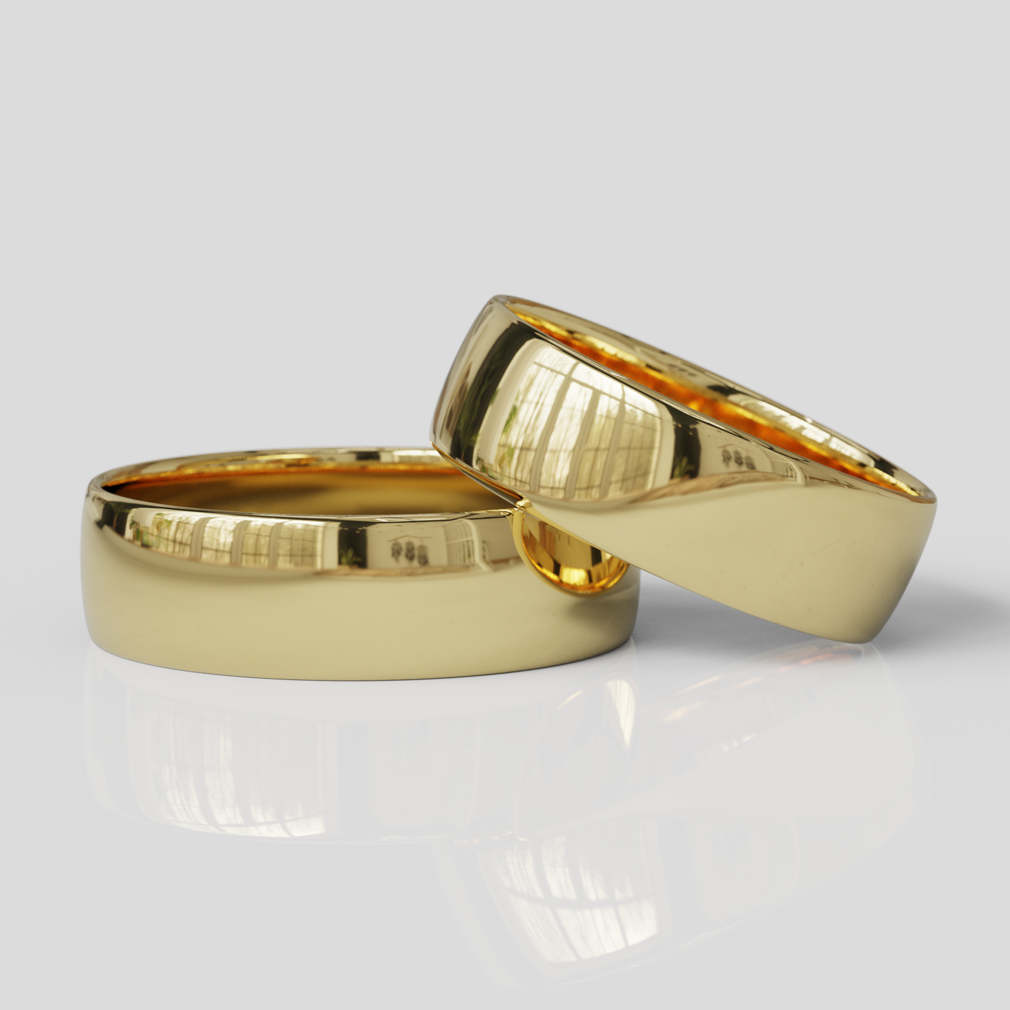 Argollas Media Caña 6mm