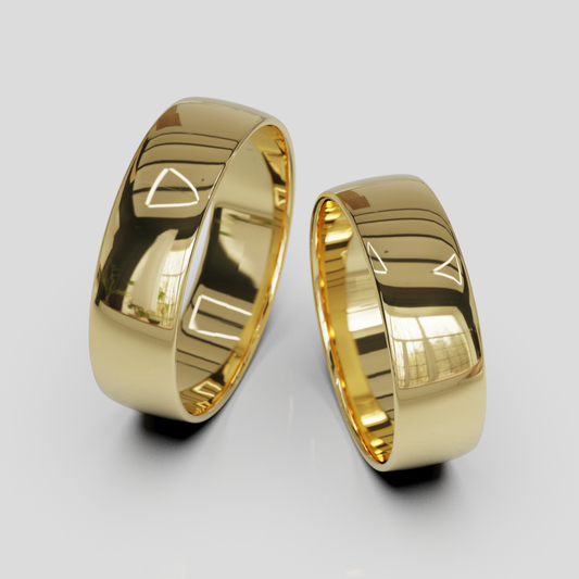 Argollas Media Caña 6mm