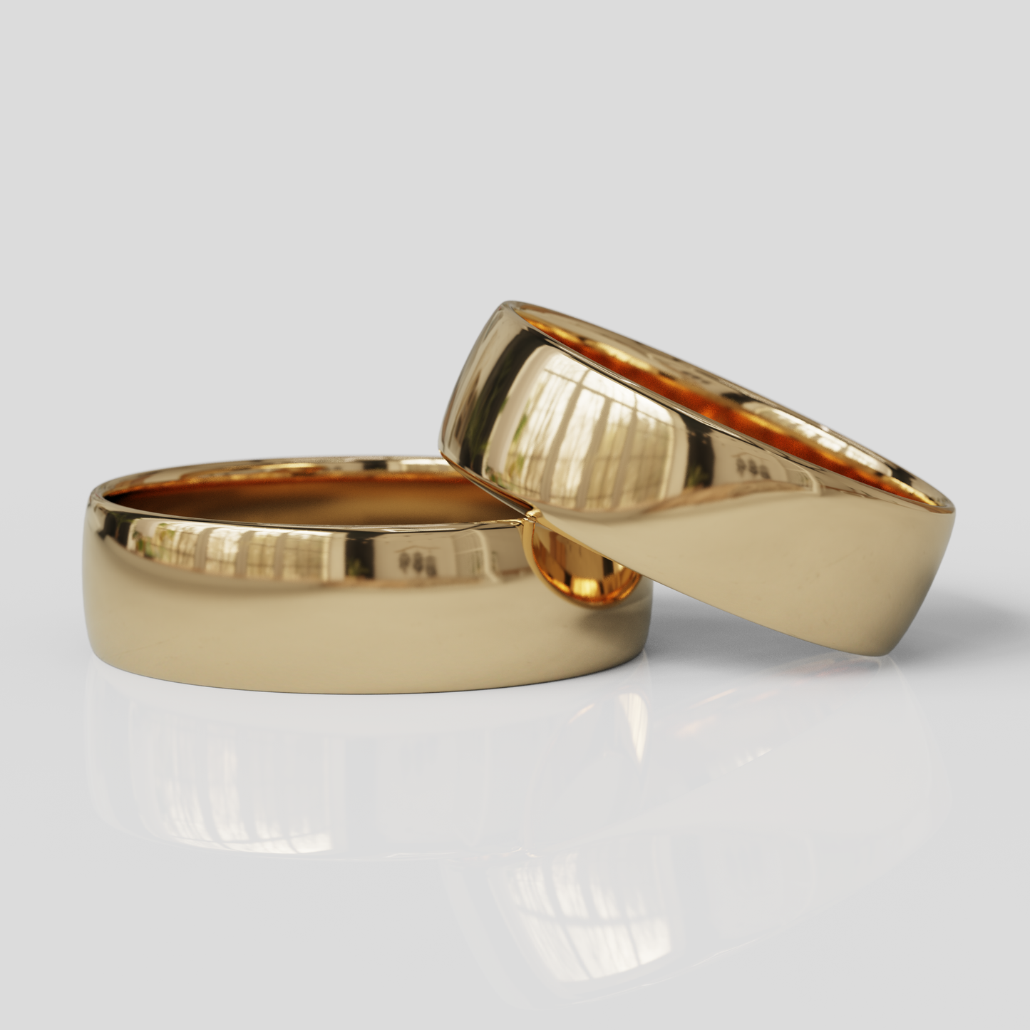 Argollas Media Caña 6mm