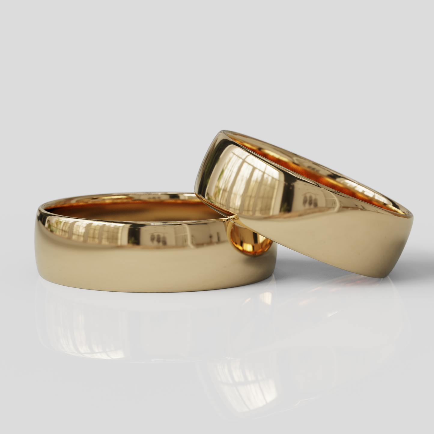 Argollas Media Caña 6mm