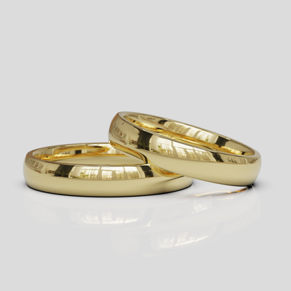 Argollas Media Caña Confort 4mm