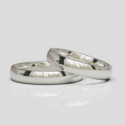 Argollas Media Caña Confort 4mm